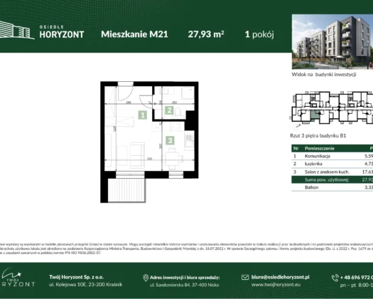 Mieszkanie B1.M21