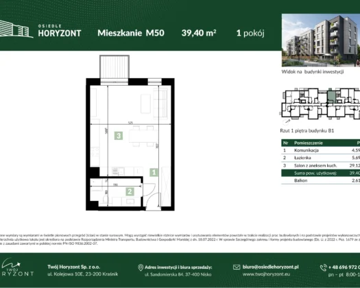 Mieszkanie B1.M50