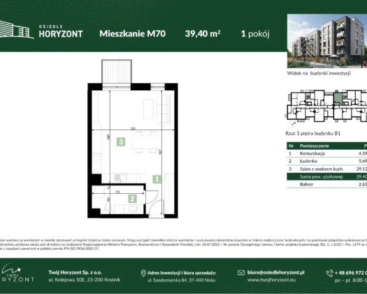 Mieszkanie B1.M70