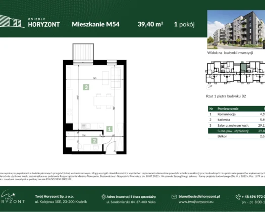 Mieszkanie B2.M54